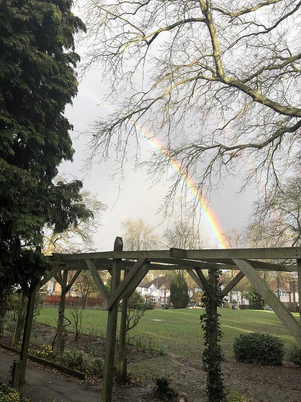 Double Rainbow, March 2021.  Photo copyright 2021 Susan Maclean, with thanks